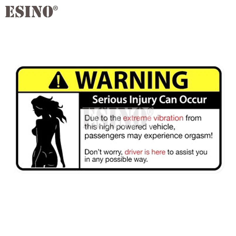 Car Styling Funny Warning Serious — Swuffy
