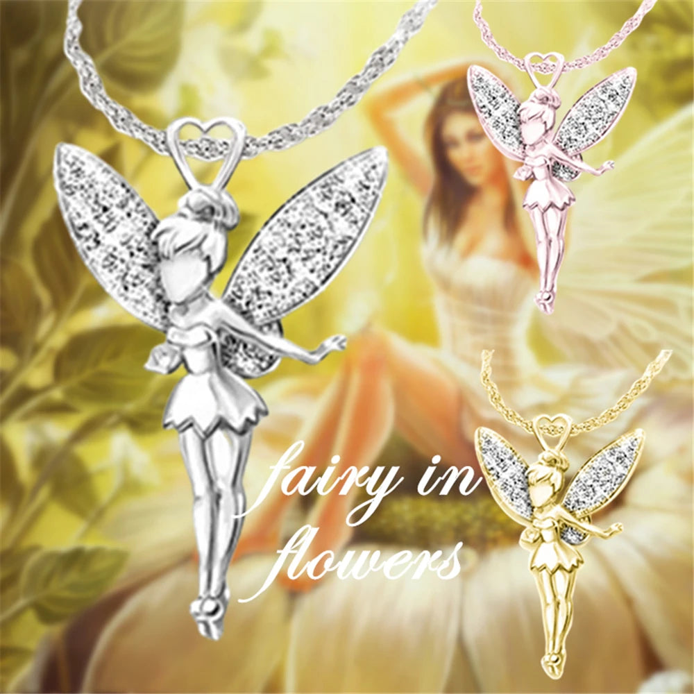 Exquisite Flower Fairy Crystal Pendant — Swuffy
