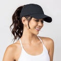 Nuvora Pure Color High Ponytail Baseball Cap Women — Nuvora