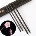 Wooden Hair Fork Round Wooden — Swuffy