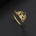 Skyrim Lotus Rings Stainless Steel — Swuffy