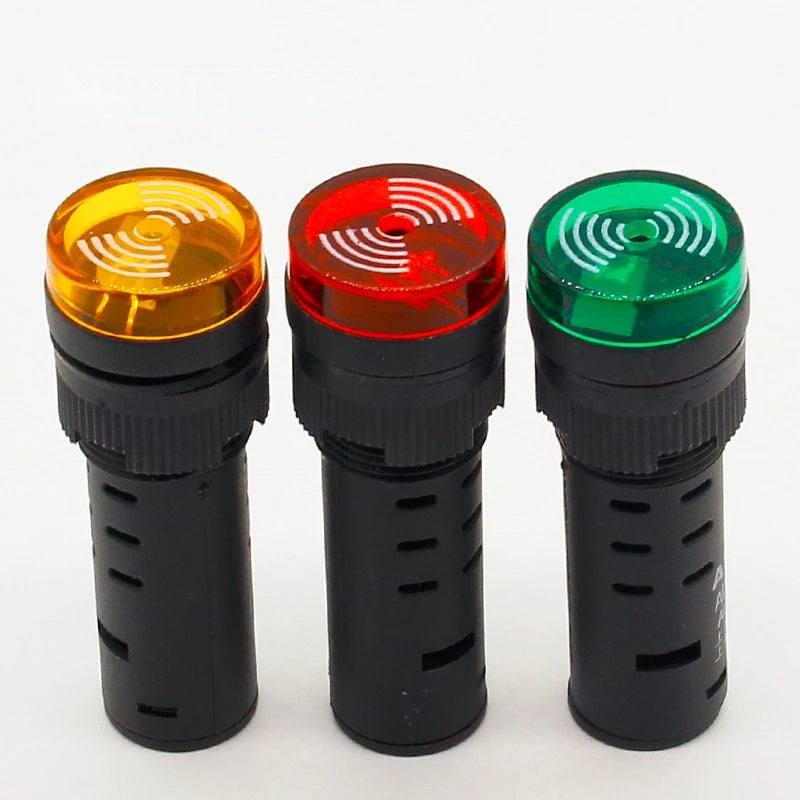 Panel Mount LED Indicator Buzzer — Swuffy