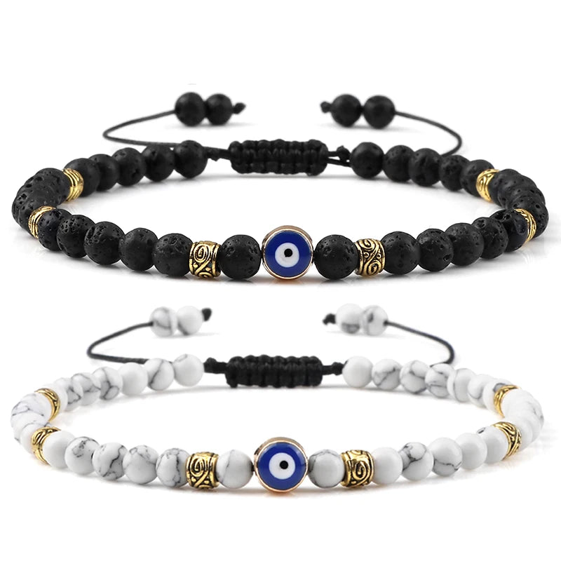 Lucky Evil Eye Bracelet Natural — Swuffy