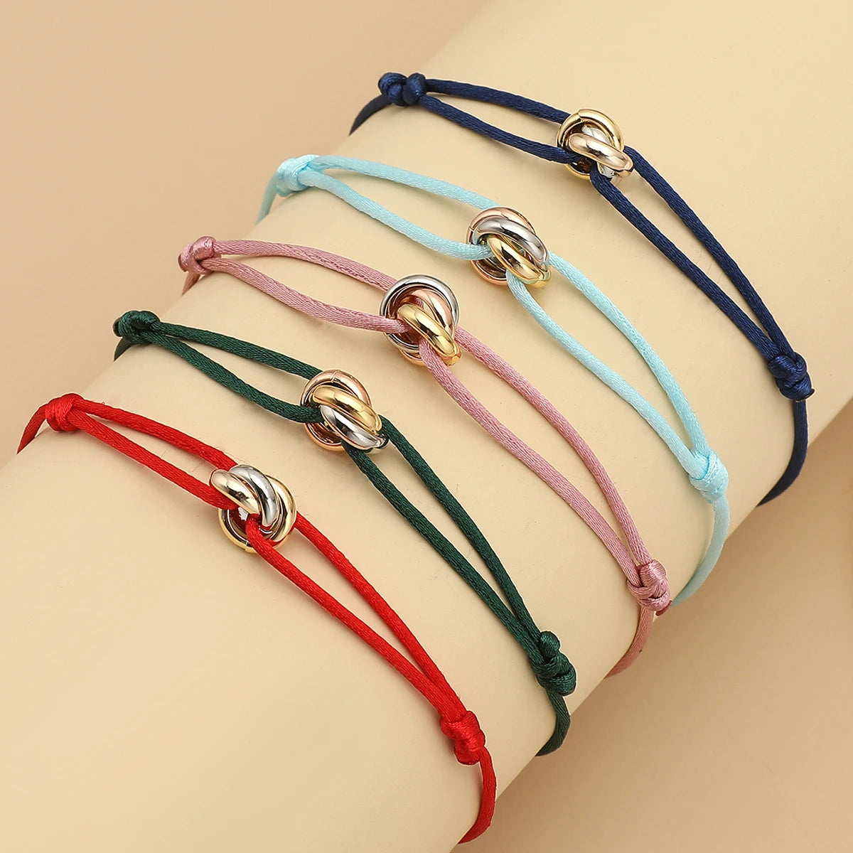 Rope Bracelet Small Circle Metal — Swuffy