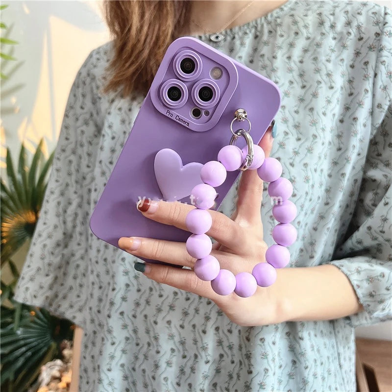 Ins Purple Love Heart Hand — Swuffy
