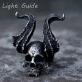 Stainless Steel Rings Skull Ring — Swuffy
