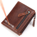 Leather Wallets Free Name Engraving — Swuffy