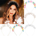 Birthday Rhinestone Crowns Hair Bands — Swuffy