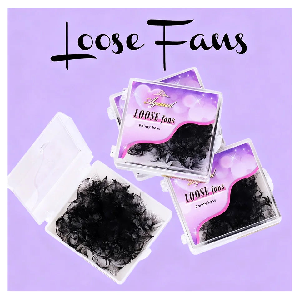 Aguud Loose Fans Eyelashes Matte — Swuffy