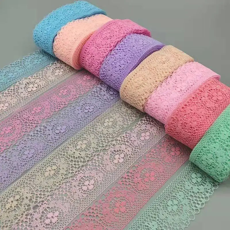 Hollow Out Floral Embroidered Lace — Swuffy