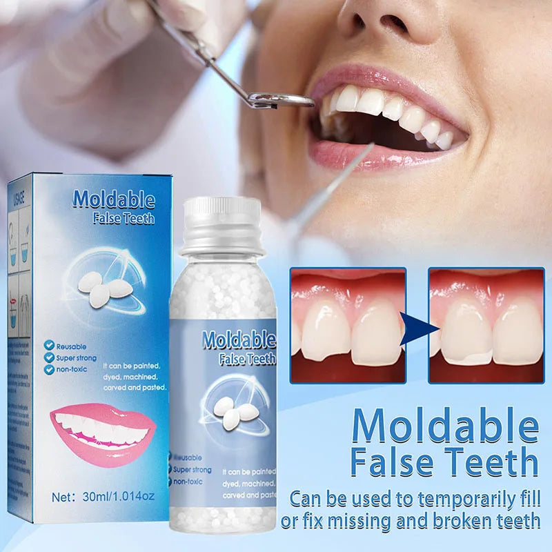 Nuvora Falseteeth Solid Glue Tooth Gap Repair Resin — Nuvora