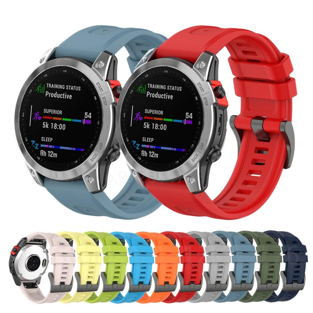 Silicone Quickfit Band Straps Garmin — Swuffy