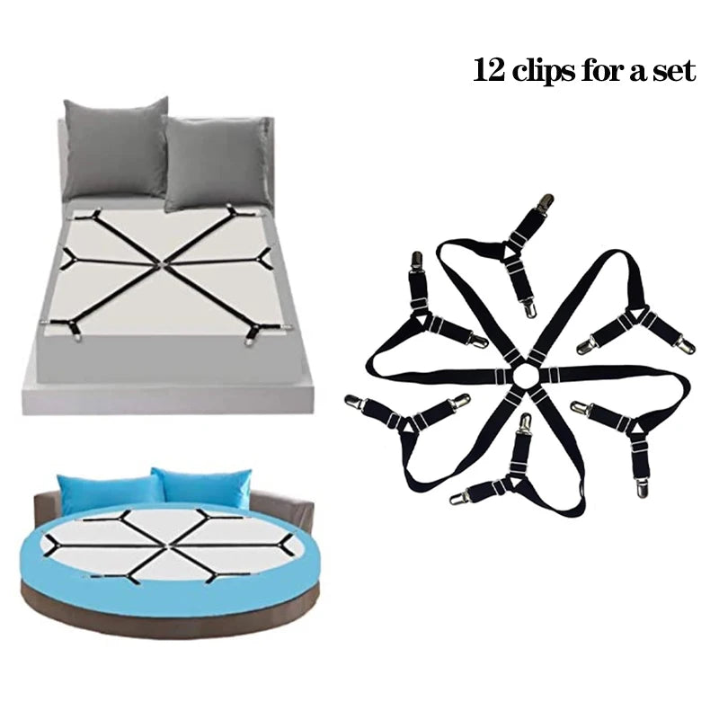Clips Elastic Bed Sheet Holder — Swuffy