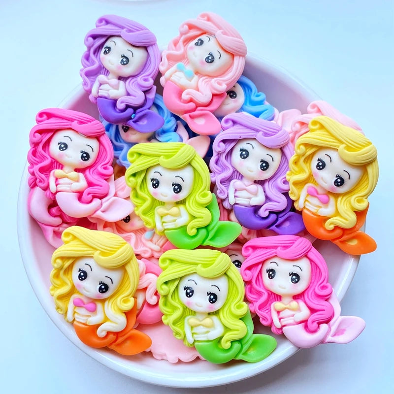 Mermaid Resin Flatback Charms — Swuffy