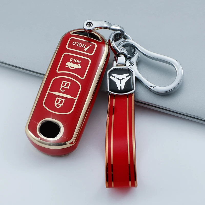 Button Tpu Car Key Cover — Swuffy