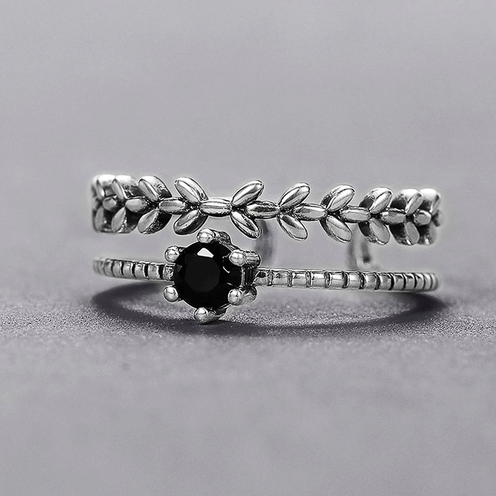 Huitan Antique Silver Vintage Adjustable — Swuffy