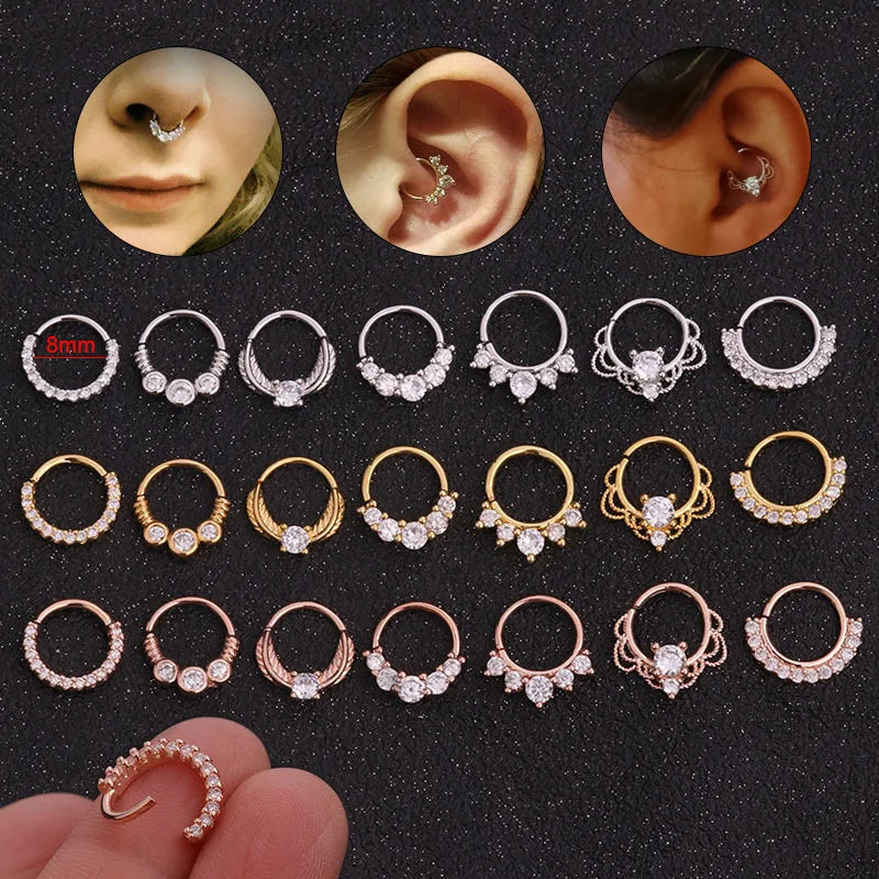 Piercing Nose Snug Ring Septum — Swuffy