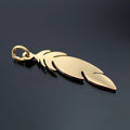 Dooyio Stainless Steel Feather Pendant — Swuffy