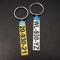 Custom Number Plate Keychain Car — Swuffy