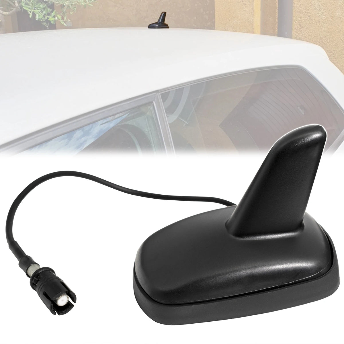 Black Shark Fin Car Roof — Swuffy