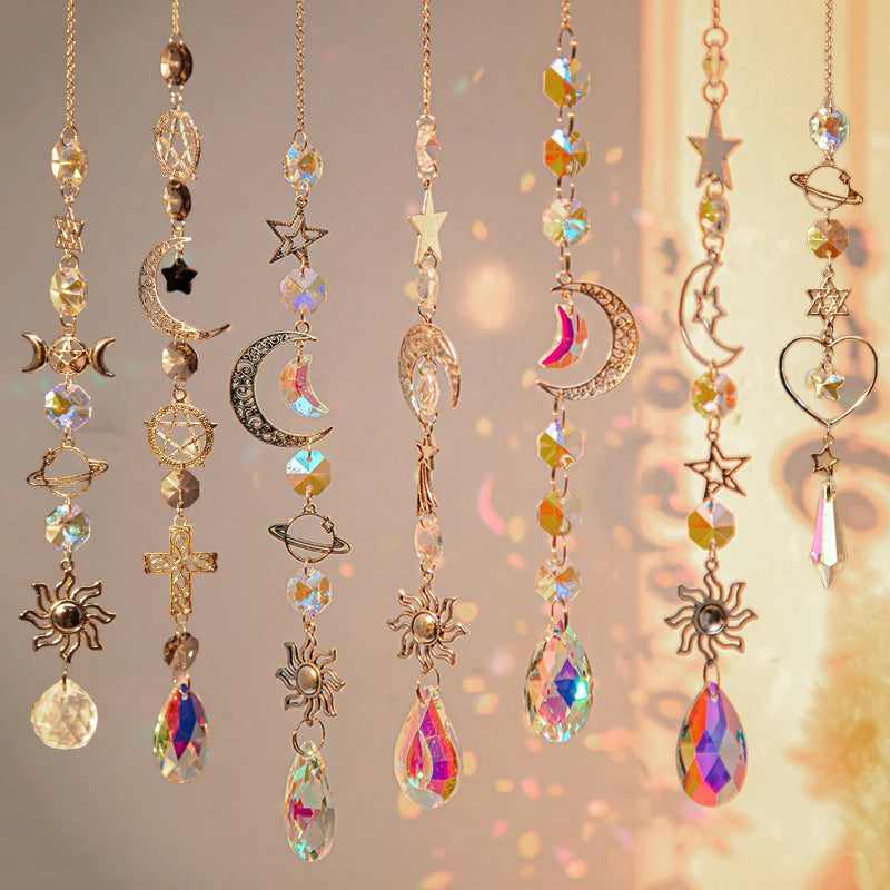 Crystal Wind Chimes Sun Catchers — Swuffy