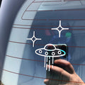 Ufo Car Stickers Space Alien — Swuffy