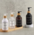 Bamboo Pump Dispenser Bathroom Shampoo — Swuffy