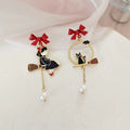Needle Bow Cartoon Cat Broom — Swuffy