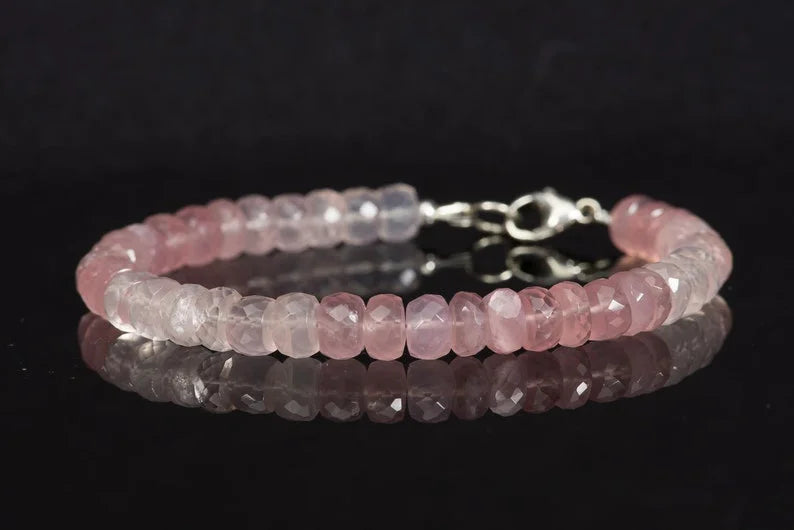 Madagascar Rose Quartz Bracelet Ombre — Swuffy