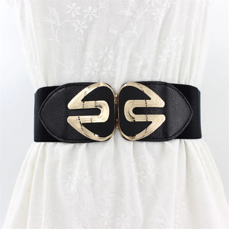 Wide Waist Elastic Stretch Belt — Swuffy