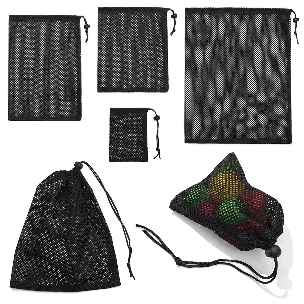 Durable Nylon Mesh Drawstring Bag — Swuffy