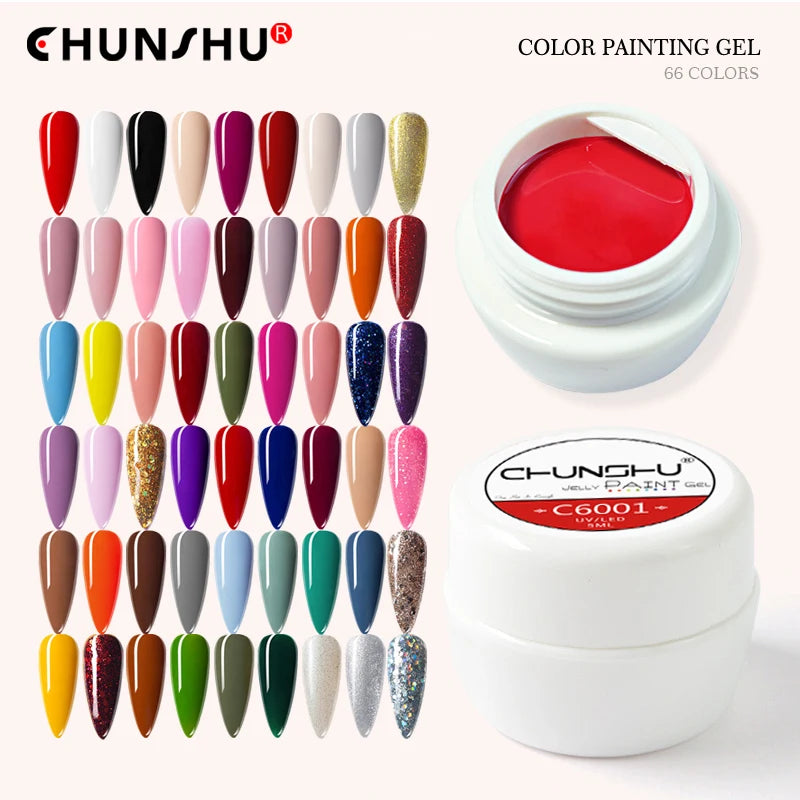Chunshu Painting Gel Nail Art — Swuffy