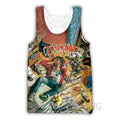 Print Tankard Band Tank Tops — Swuffy