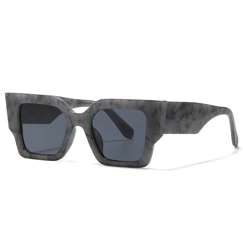 Oversized Square Sunglasses Vintage Designer — Swuffy