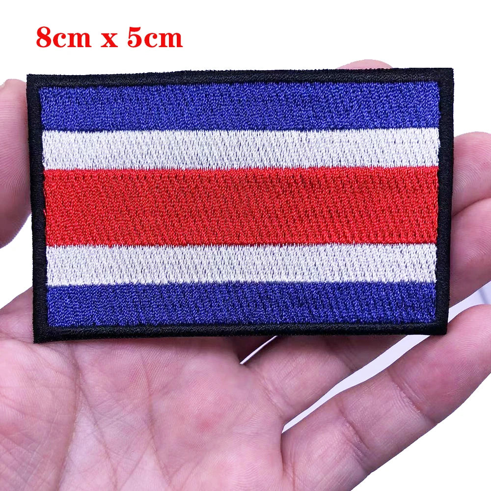 Costa Rica Flag Patches Armband — Swuffy