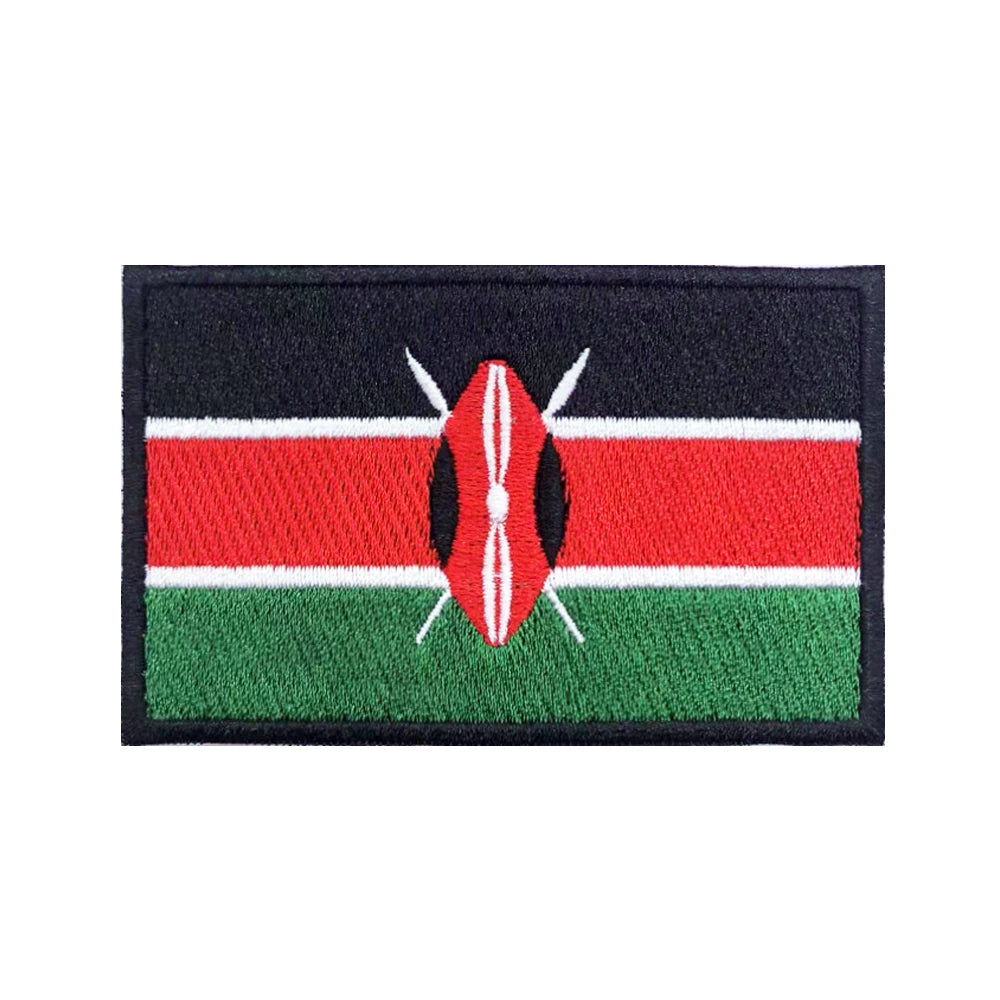 Kenya Flag Patches Armband Embroidered — Swuffy