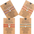 Mother Daughter Card Bracelet Stainless — Swuffy