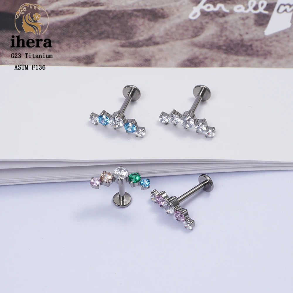 Titanium Piercing Stud Earrings Astm — Swuffy