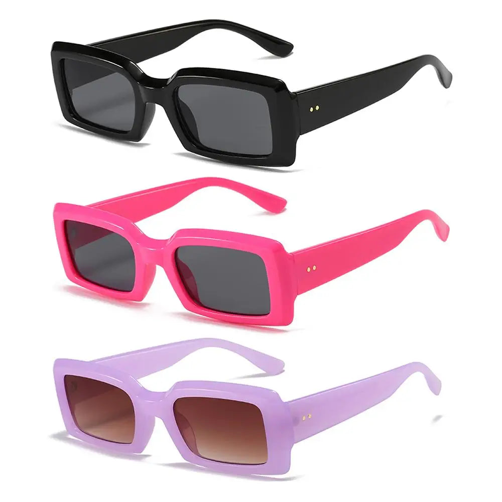 Vintage Square Sunglasses Man Retro — Swuffy