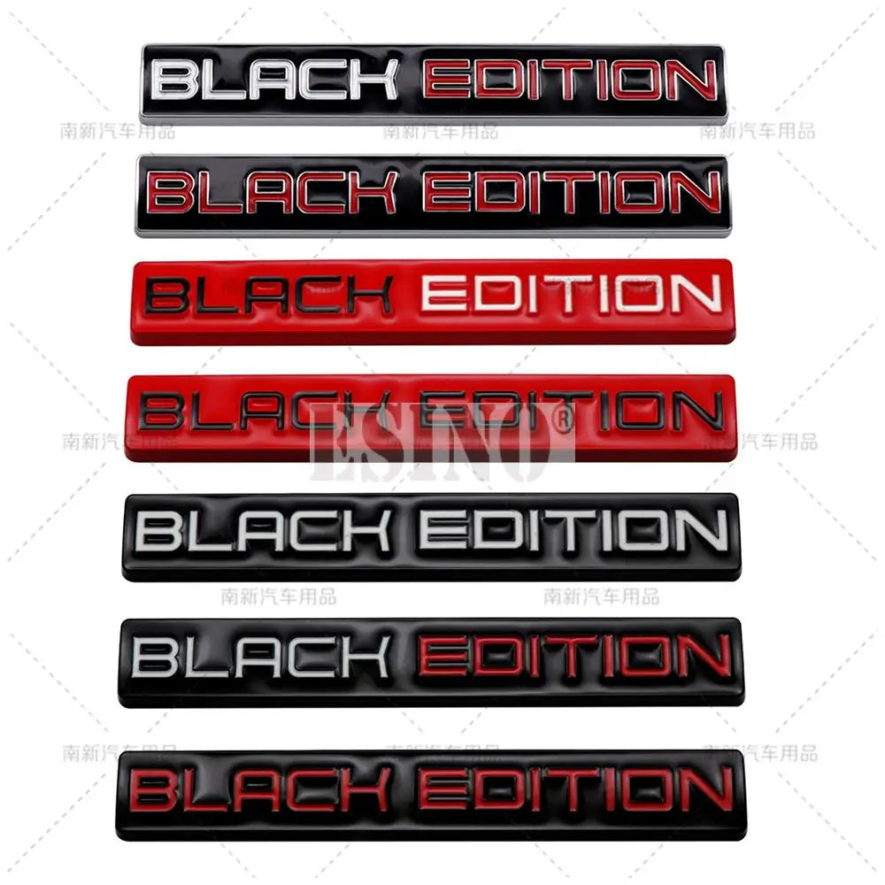 Car Styling Black Edition Decorative — Swuffy