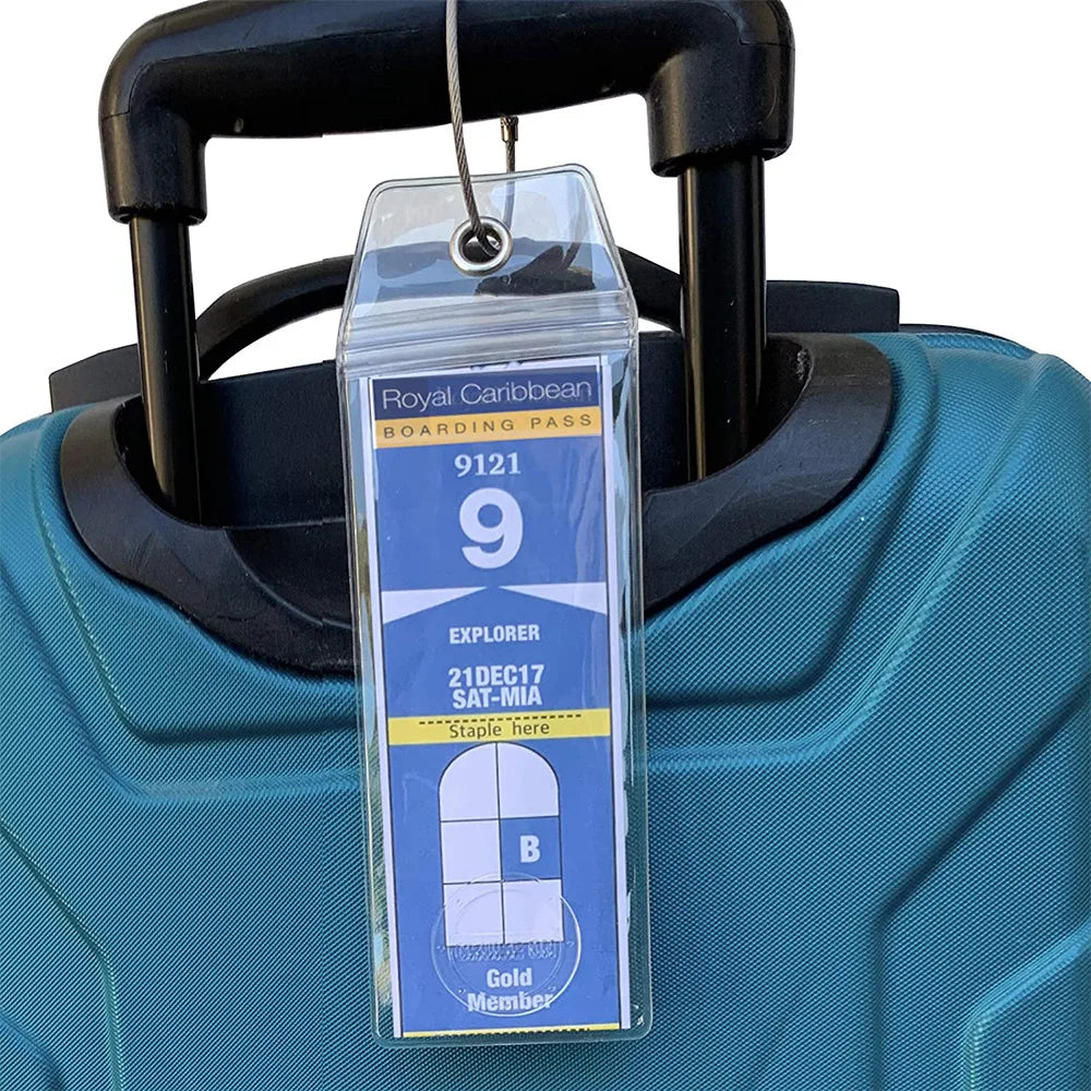 Clear Luggage Tag Set — Swuffy