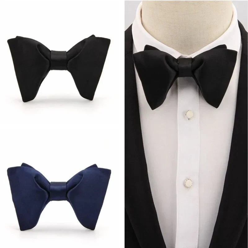 Solid Bow Tie Suit Shirt — Swuffy