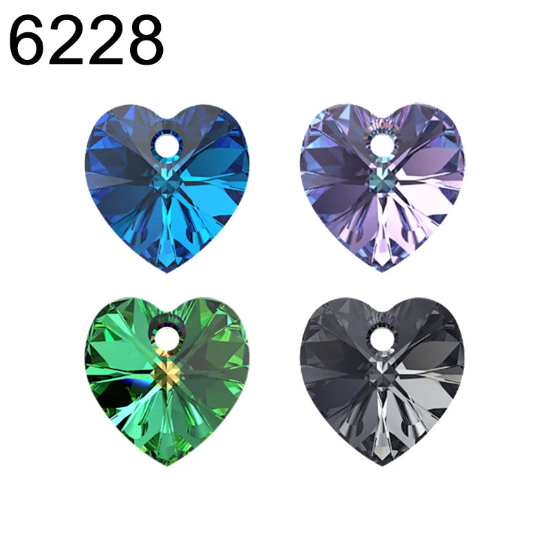 Xilion Heart Pendant Charm Crystals — Swuffy