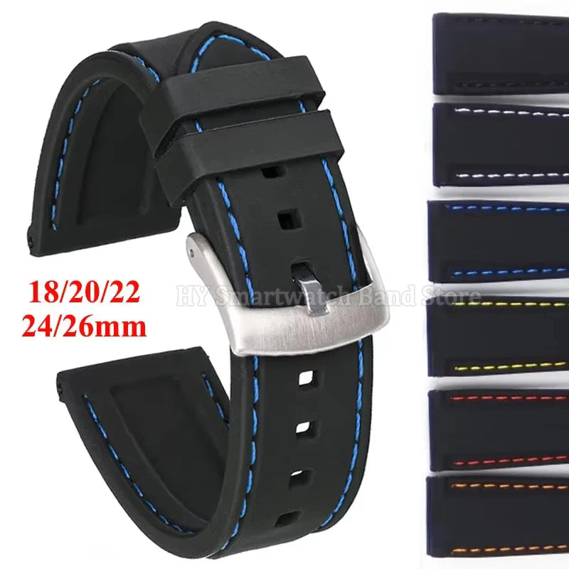 Silicone Strap Sport Watch Band — Swuffy