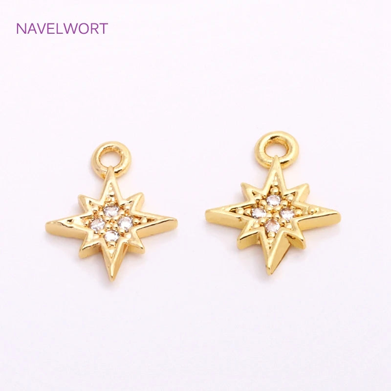 Gold Plated North Star Pendants — Swuffy