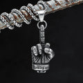 Middle Finger Necklace Stainless Steel — Swuffy