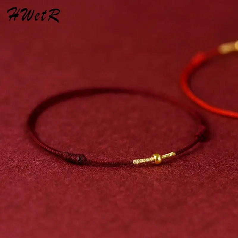 Handmade Bracelet Red Rope Lucky — Swuffy