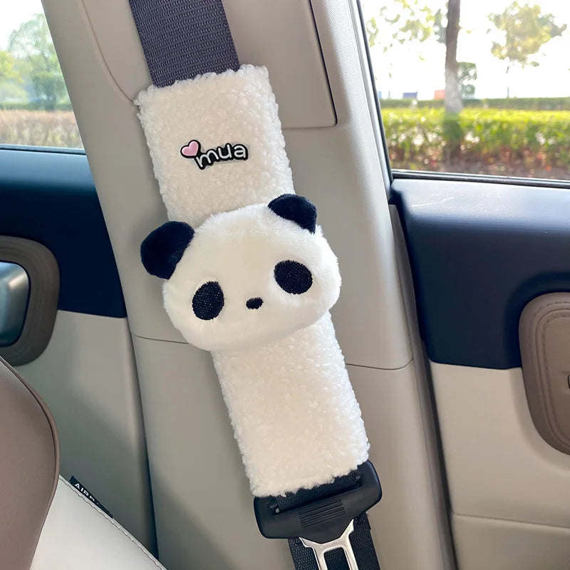 Cartoon Panda Car Seat Belt — Swuffy