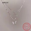 Sterling Silver Flash Diamond Butterfly — Swuffy