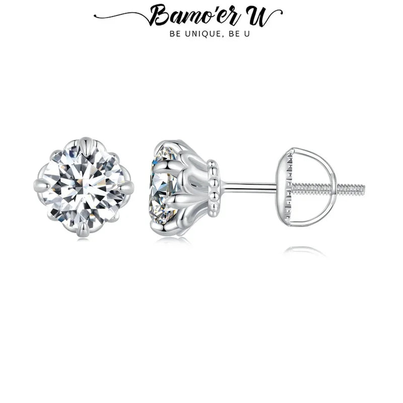 Moissanite Stud Earrings — Swuffy